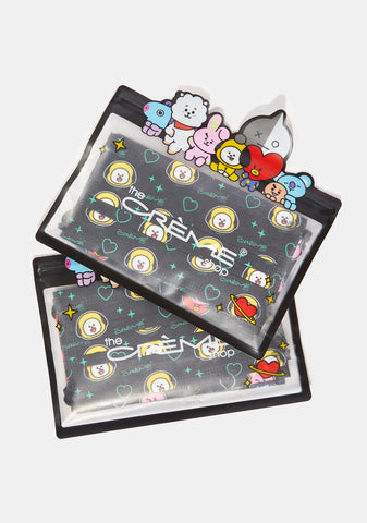 Black 3-Ply Disposable Protective Face Masks