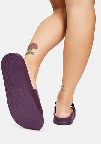 Dark Violet 222 Banda Adam 17 Slide Sandals