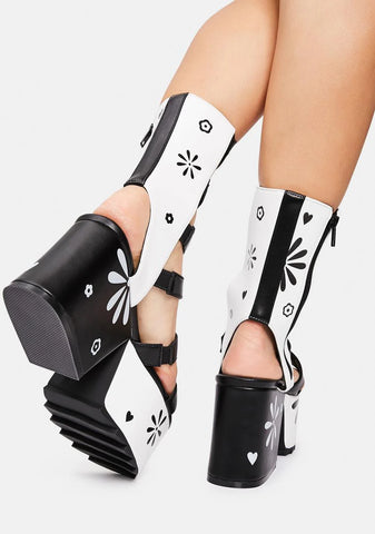 Imperfections Platform Sandals