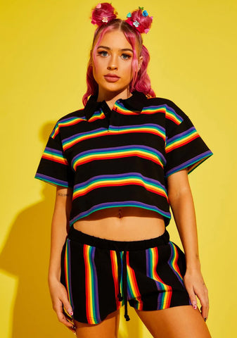Strutting By Life Rainbow Short Set