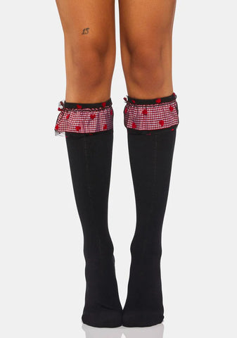 Wicked You're Sweet Knee High Socks