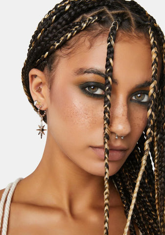 Compression Sun Drop Earrings