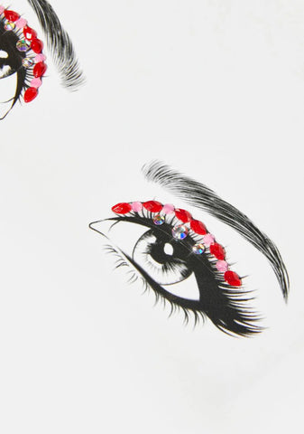 Lover's Quarrel Red/Pink Eye Gems