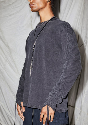 Reverb Unisex Ruched Sleeve T-Shirt