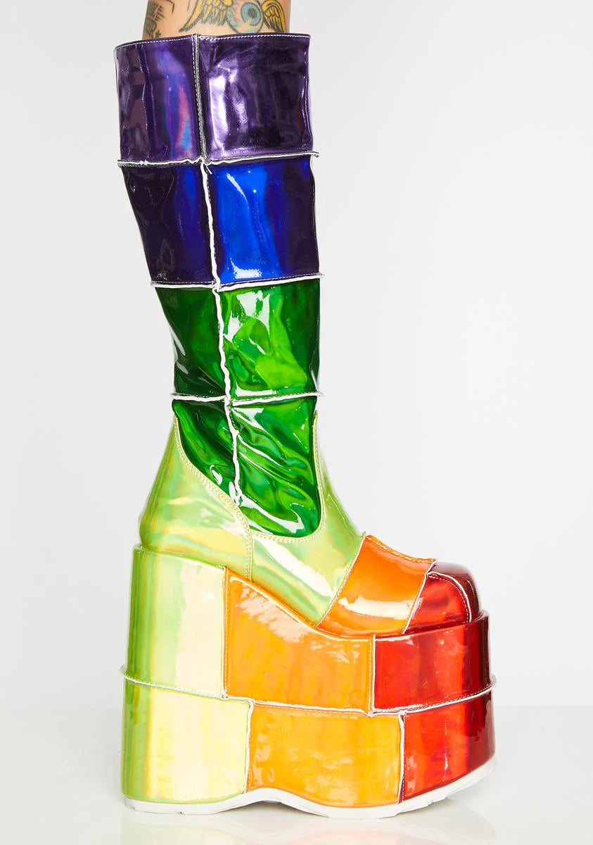 Way Up High Rainbow Stack Platforms