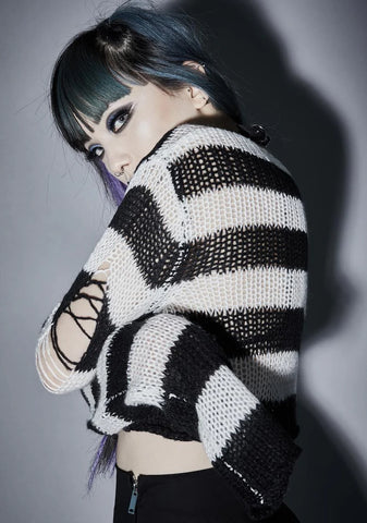 Super Creep Striped Sweater