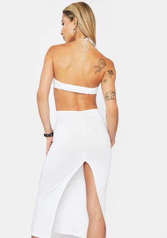 Blanc What A Night Midi Dress