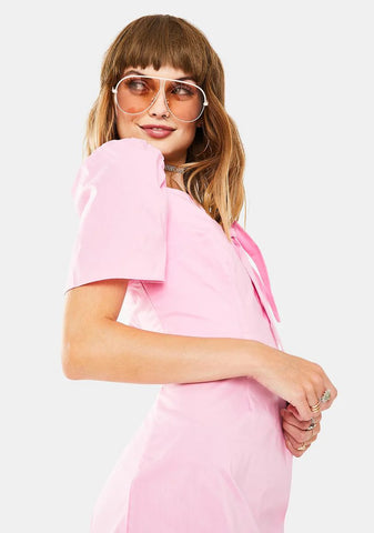 Pink Ladies Mini Dress