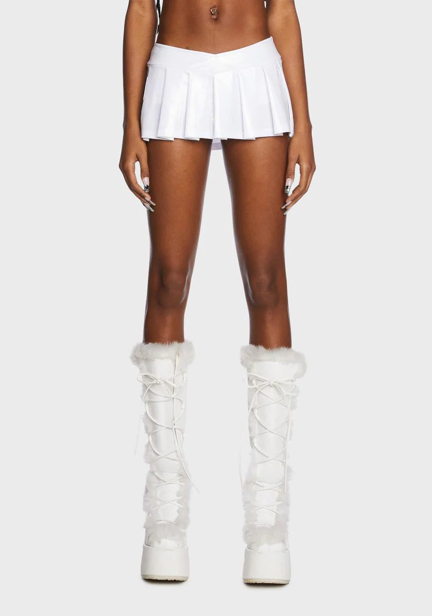 Snow Flirting With Trouble Mini Skirt