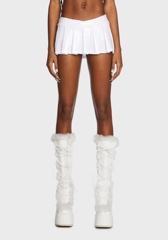 Snow Flirting With Trouble Mini Skirt