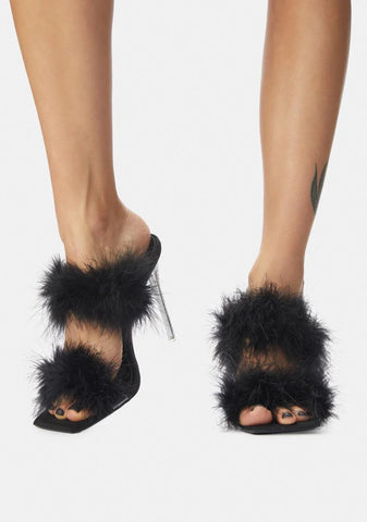Pixie Faux Fur Heels