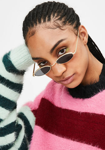 Rhinestone Stares Tiny Sunglasses