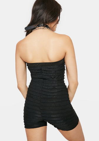 Owe U Nothing Ruffle Romper