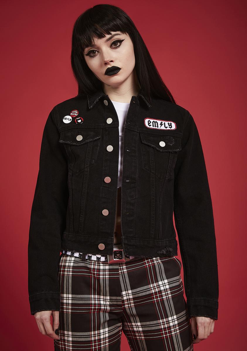 Let There Be Dark Patched Jacket