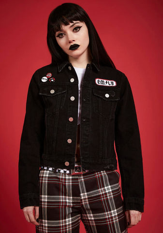 Let There Be Dark Patched Jacket