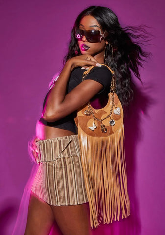 Be For Real Fringe Bag
