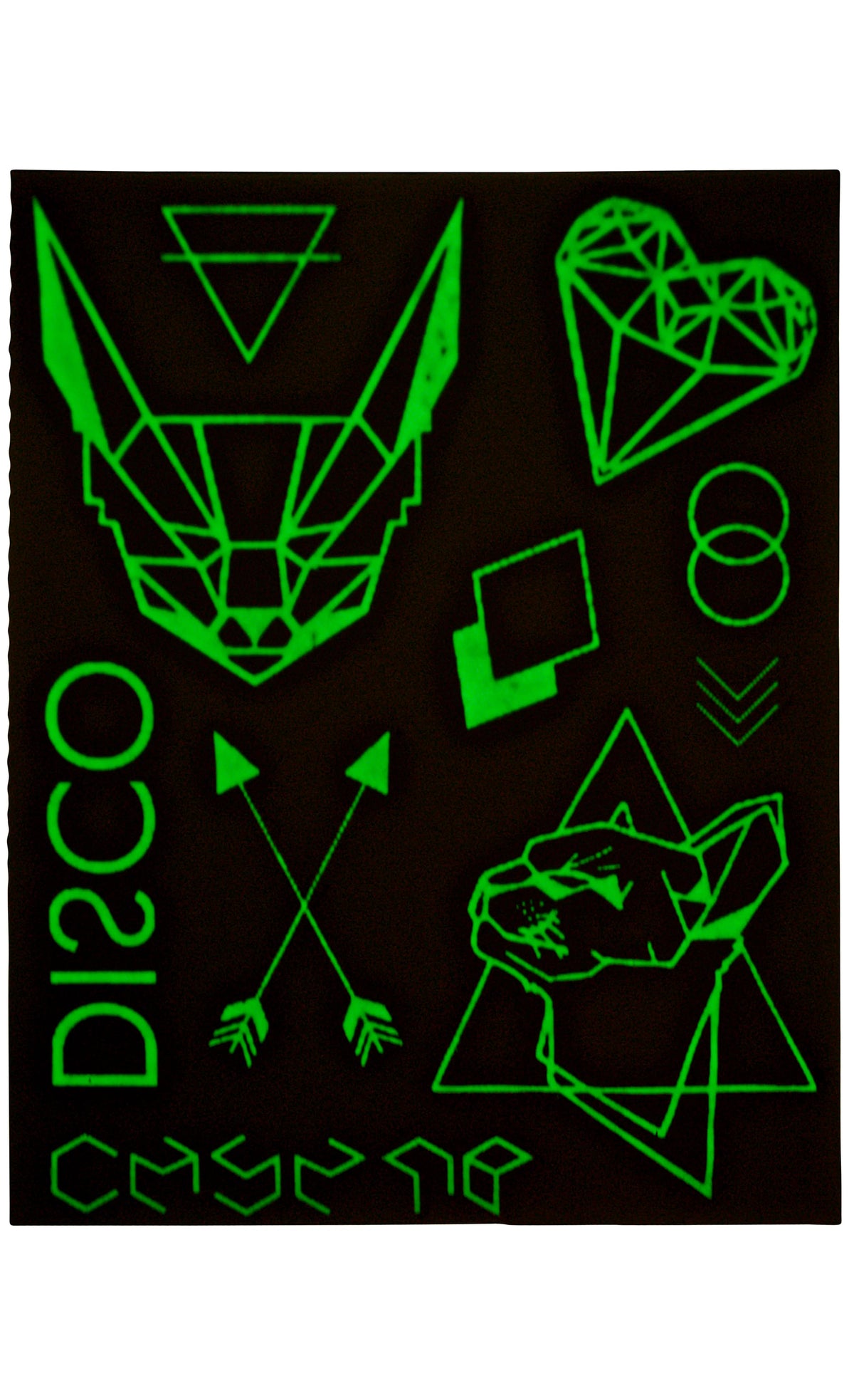 Disco UV Temporary Tattoos
