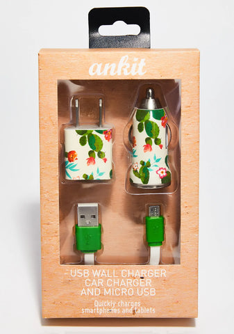 Cactus Charging Set