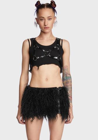 Dark Safe Word Bunny Backpack