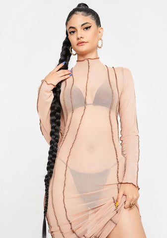 Blow Your Mind Mesh Maxi Dress