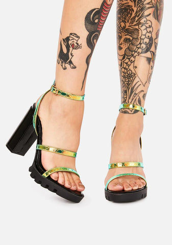 Dream City Iridescent Heels