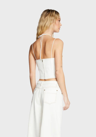 Pearl Del Gato Corset Top