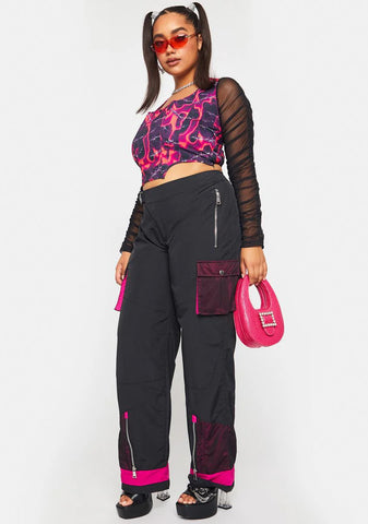 Plus Bad Girls Only Cargo Pants