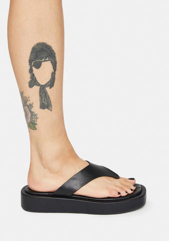 Voyage Platform Thong Sandals