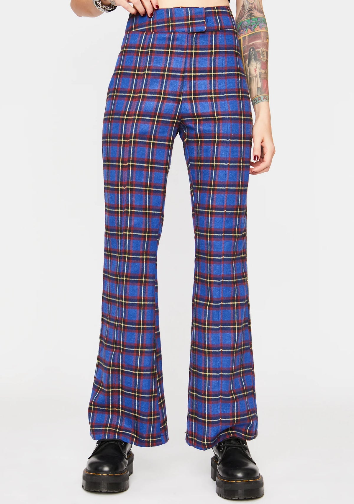 Deep On Repeat Plaid Pants