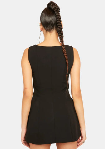 Night Felt Better Tailored Mini Dress