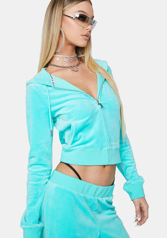 OG Big Bling Velour Hoodie