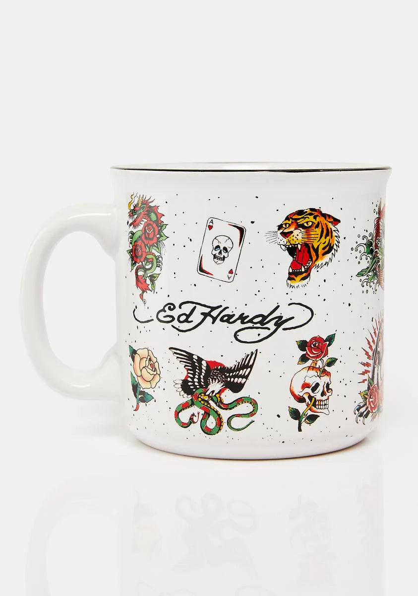 Ed Hardy Ceramic Coffee Mug