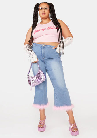 Plus Blush The Royal We Flare Jeans
