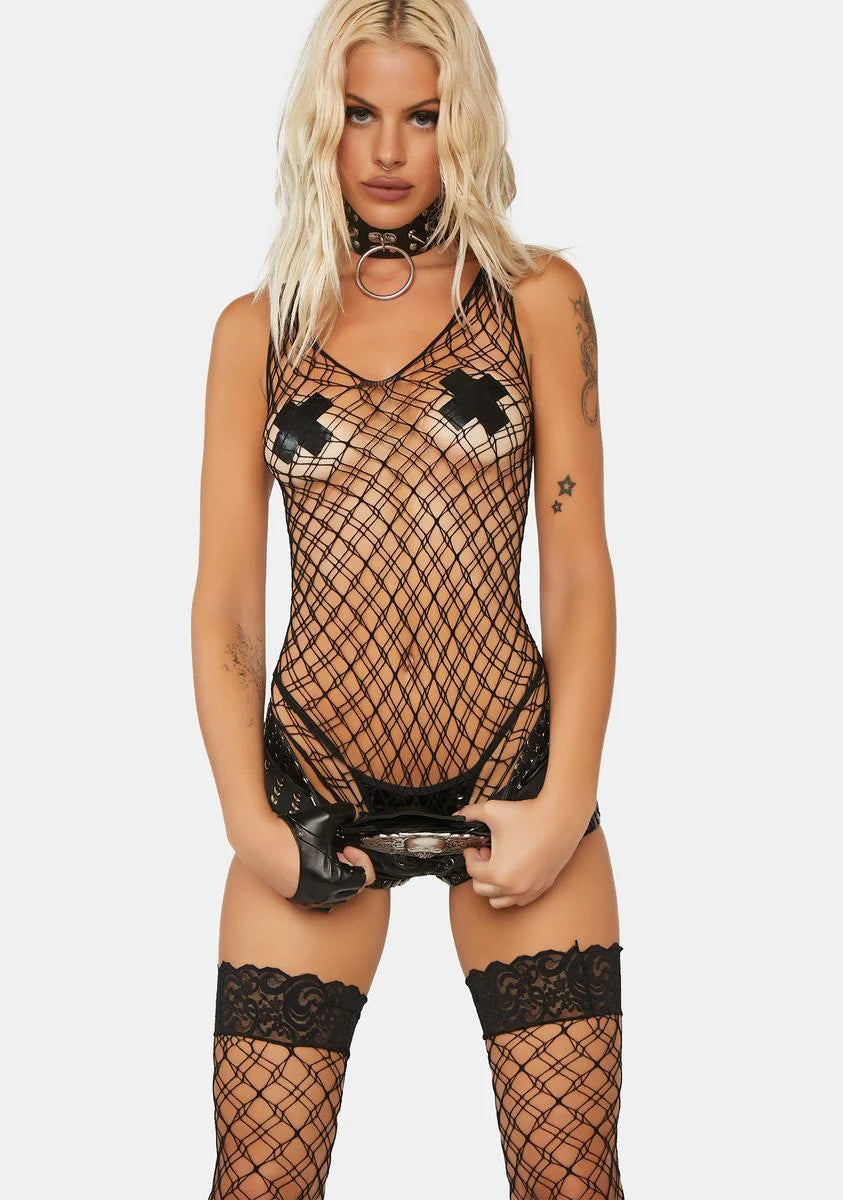 Sweet Revenge Fishnet Bodysuit
