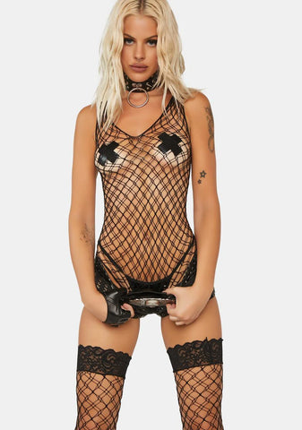 Sweet Revenge Fishnet Bodysuit