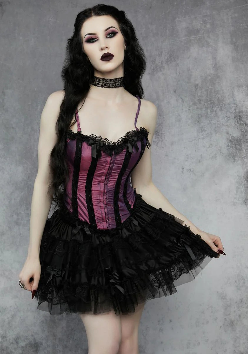 Quiet Soul Satin Corset