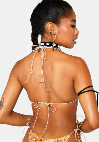 Willow Frill Triangle Bikini Top