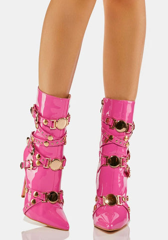 Over And Out Stiletto Boots