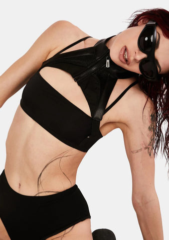 Neckholder Stretch Top