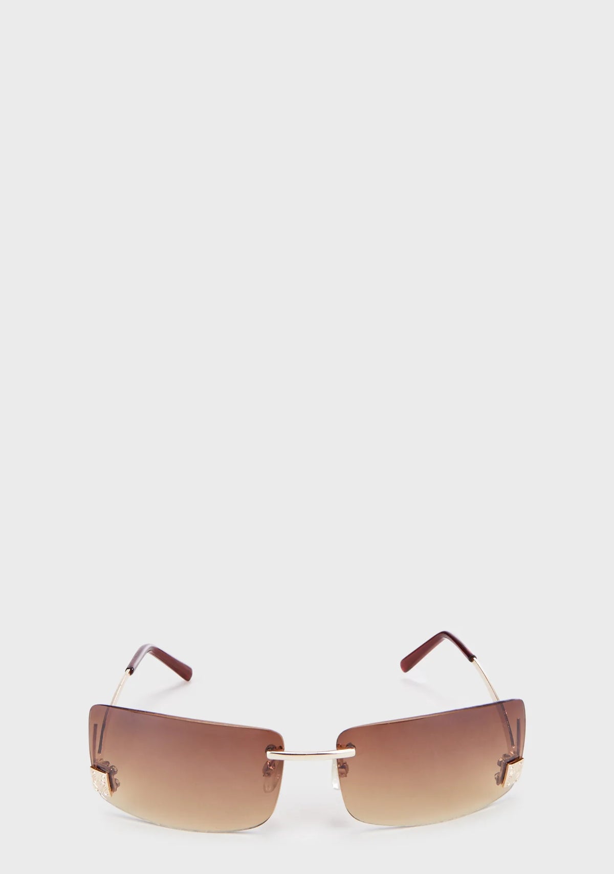 Century Oversized Sunglasses - Brown