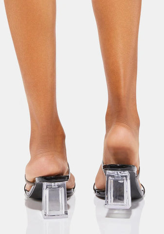 Understood The Assignment Clear Heels