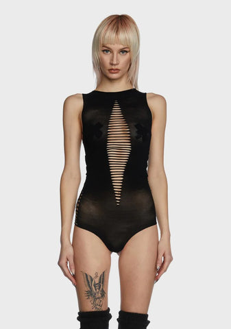 Obsessed Night Ripped Bodysuit