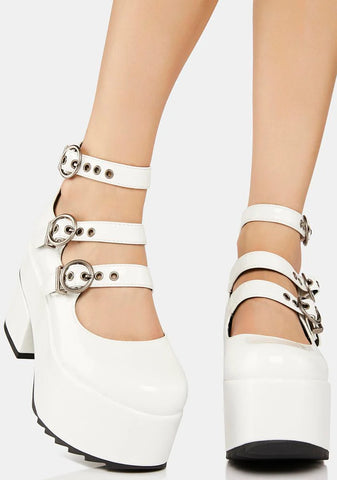 Run The World Chunky Platform Dolly Shoes