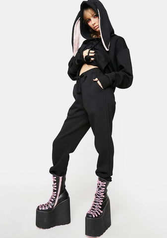 Sick Joke Bunny Tail Sweats