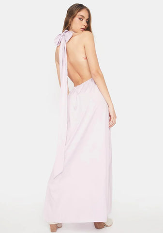 Cherish Me Halter Maxi Dress