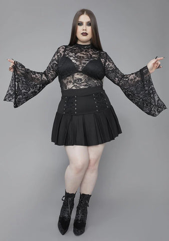 Of Grave Importance Lace Crop Top