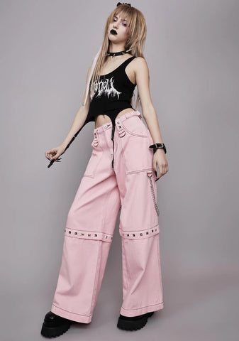 Sweet Power Of Evil Convertible Wide Leg Pants