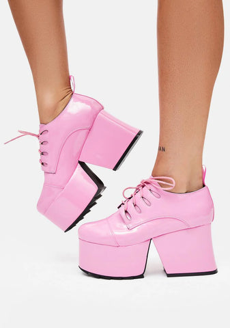 See You Again Platform Mary Janes