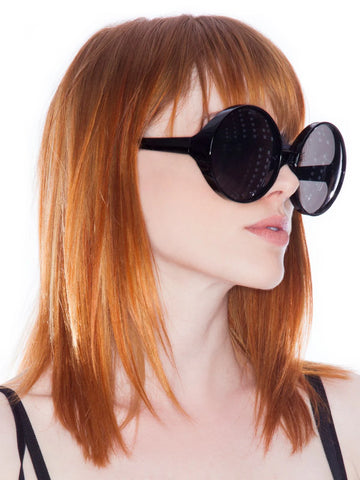 Peekabooda Black Bug Eye Vintage Deadstock Sunglasses