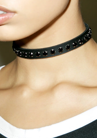 Midnight Aurora Borealis Choker